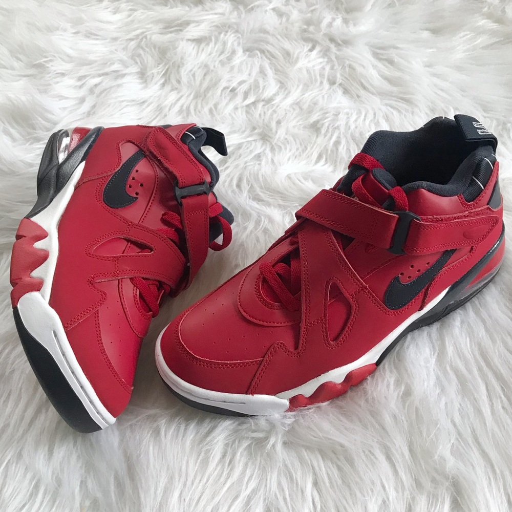 Nike red black Air Force Max CB shoes size 9.5